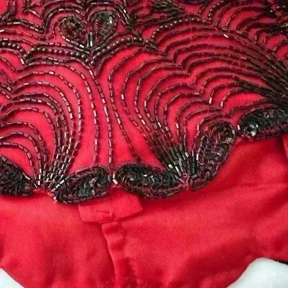 NWT! Mark & John Black and Red Sequin Sleeveless top (Size XL) - Picture 7 of 10